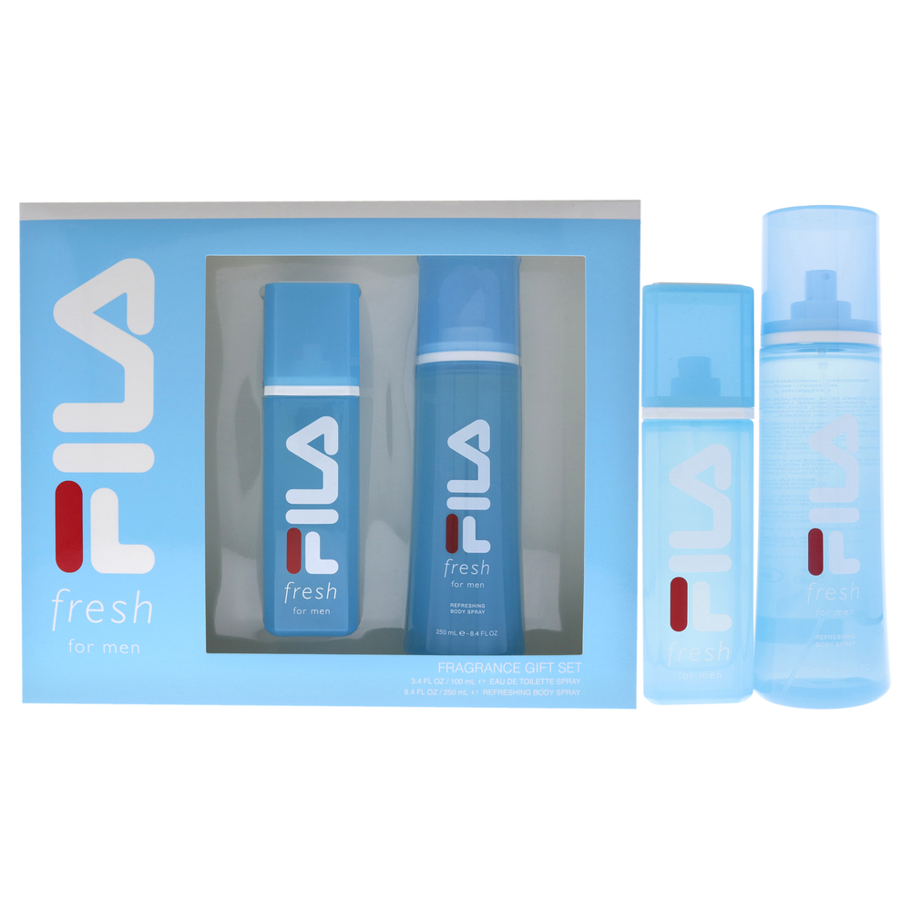 Fila Fresh by Fila for Men - 2 Pc Gift Set